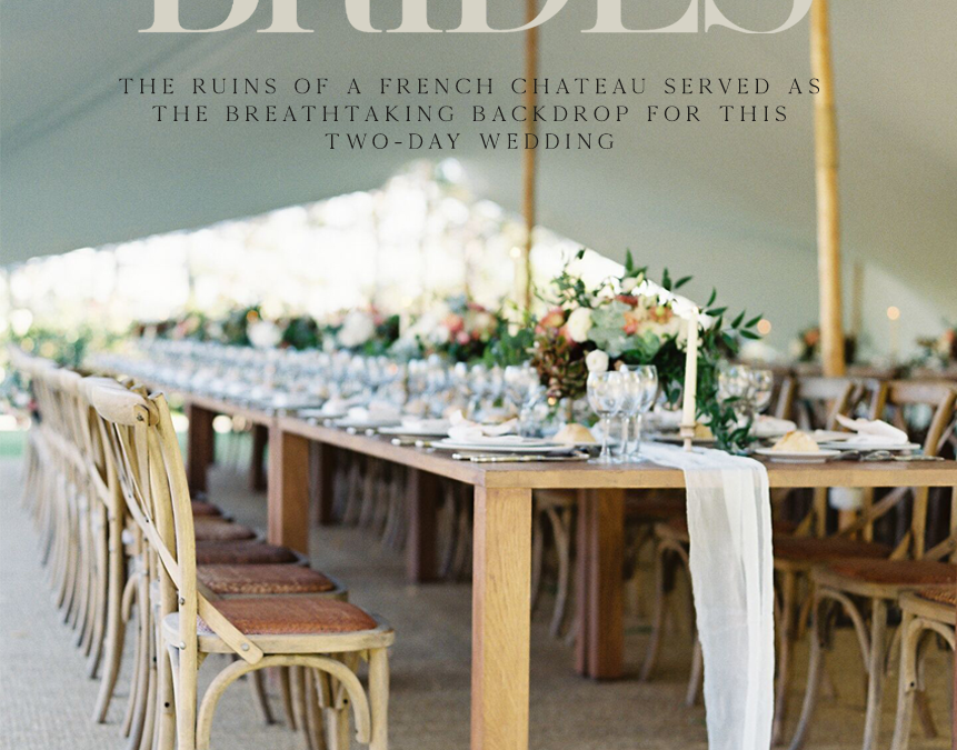 Organic wedding | Château Grimaldi | Brides