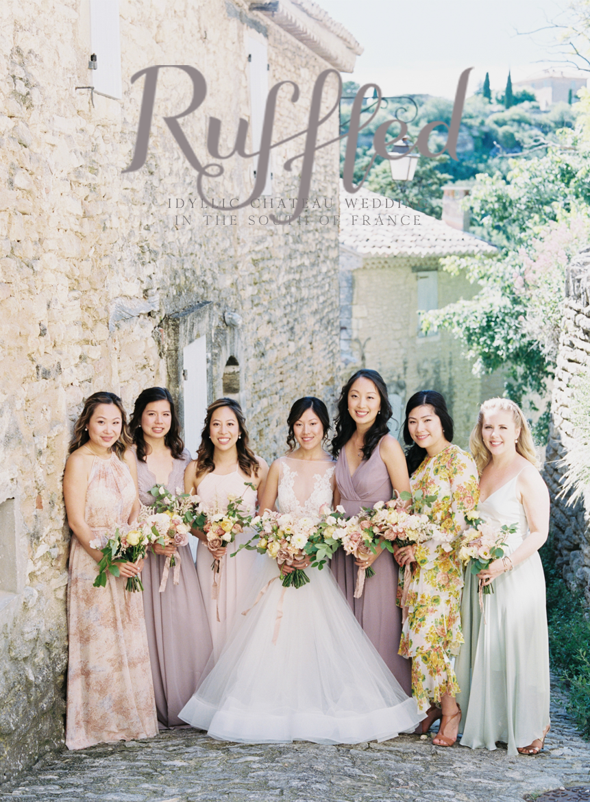 Idyllic Château Wedding at Bastide de Gordes | Ruffled